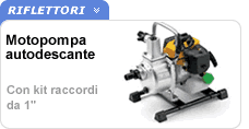 Motopompa autodescante MPX Motopompa autodescante MPX 330 alpina