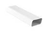 Tubo aerazione canalizzata piatto in PVC 1 mt