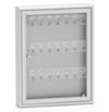 Bacheca portachiavi alluminio silver 24 posti art.211