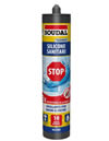 Silicone acetico sanitari STOP bianco 300ml SOUDAL