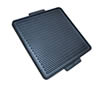 Piastra per cottura in ghisa doppio lato 40x40cm Power Pot Support