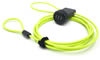 Lucchetto combinazione ciclo con fune acciaio 3m 84655