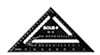 Squadra multiuso triangolare alluminio Sola RS18 185x260x22