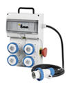 Quadro elettrico 4 prese pulsante emergenza IP65-FME74120