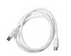 Prolunga cavo coassiale TV con adattatore mt 2