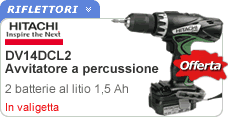 Trapano avvitatore Hitachi DV14DCL2 Trapano avvitatore Hitachi DV14DCL2