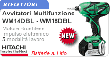 Avvitatori impulso elettronico multifunzione motore brushless Avvitatori impulso elettronico Brushless al litio