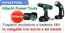 Avvitatore a batteria Hitachi Trapano avvitatore a batteria Hitachi DS18DVF3