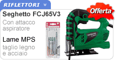 Seghetto Hitachi e lame MPS Seghetto alternativo con lame professionali