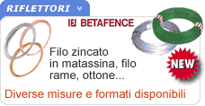 Filo zincato e plasticato Fili zincato e plasticato