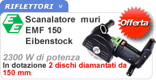 Scanalatrice professionale per muro EMF 150 Eibenstock Scanalatrice professionale per muro EMF 150 Eibenstock