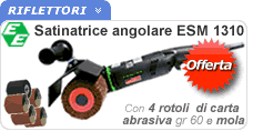 Satinatrice angolare ESM 1310 Satinatrice manuale ESM 1310