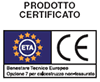 Tassello ETD II Certificazione tassello ETD II