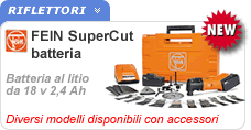 Fein SuperCut batteria litio AFSC 18 Fein SuperCut a batteria litio