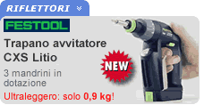 Trapano avvitatore CXS Festool Avvitatore Festool CXS-Set