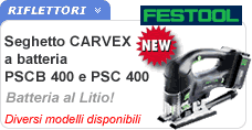 Seghetto Festool CARVEX 400 Seghetto alternativo CARVEX 400 Festool