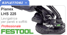 Levigatrice per muri e pareti Planex LHS 225 Levigatrice muri Planex Festool