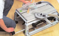 Troncatrici PRECISIO FESTOOL al lavoro