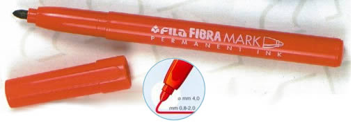 Pennarello indelebile punta fine Fila Pennarello indelebile punta fine Fila