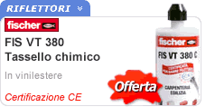 Ancorante chimico FIS VT380C in vinilestere Resina chimica Fischer VT380C