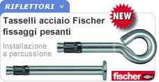 Tasselli acciaio fissaggi pesanti FNA Tasselli acciaio fissaggi pesanti FNA
