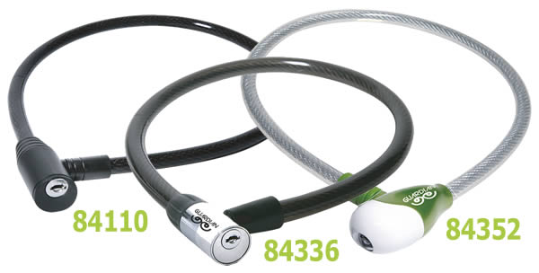 Lucchetti cavo acciaio da 80 cm