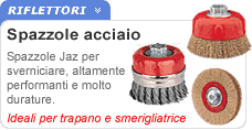 Spazzole Jaz in acciaio