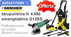 Idropulitrice Karcher K 4.650 con smerigliatrice Hitachi Idropulitrice Karcher K 4.650 e smerigliatrice Hitachi