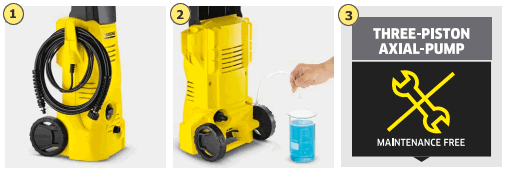 Caratteristiche idropulitrice K2 Caratteristiche idropulitrice K2
