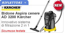 Aspira cenere AD 3200 Karcher Aspiracenere AD3200 Karcher