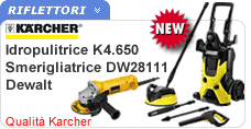 Offerta idropulitrice Karcher e smerigliatrice Dewalt Offerta idropulitrice Karcher con smerigliatrice Dewalt
