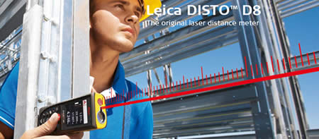 DISTO D8 in cantiere DISTO D8 in cantiere