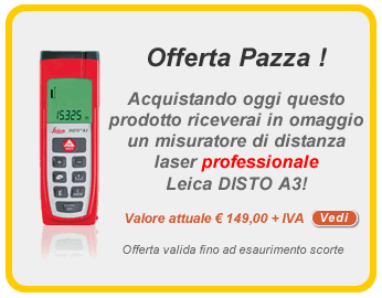 Misuratore laser DISTO A3 omaggio Promozione
