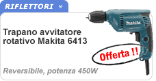 Trapano avvitatore rotativo Makita 6413 Trapano avvitatore rotativo Makita 6413