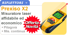 Prexiso X2 Offerta misuratore laser