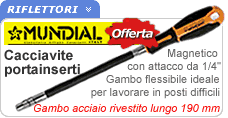 Portainserti magnetico gambo flessibile