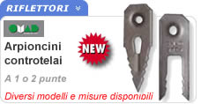 Arpioncini lampo per controtelai Arpioncini per controtelai