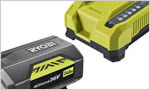 Kit batteria e caricabatteria 4Ah