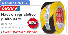 Nastro adesivo segnaletico giallo nero Nastro segnaletico Giallo Nero