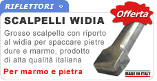 Scalpello sghiandino widia