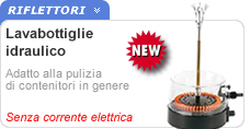 Lavabottiglie idraulico Lavabottiglie idraulico