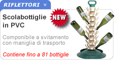 Scola bottiglie in plastica Scolabottiglie in plastica