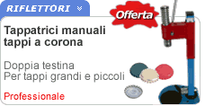 Tappatrice manuale professionale Tappatrice tappi a corona professionale