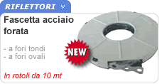 Fascette forate in acciaio Rotolo banda forata in acciaio
