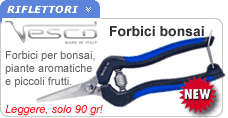 Forbici piante aromatiche e bonsai