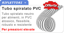 Tubo spiralato in PVC neutro
