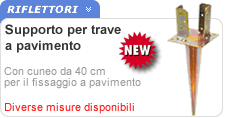 Supporto trave a pavimento Supporto trave