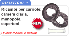 Ricambi per carriole Copertoni e camere d'aria per carriole