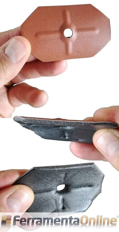 Rondella finto coppo per coperture