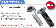 Viti acciaio zincato per metallo